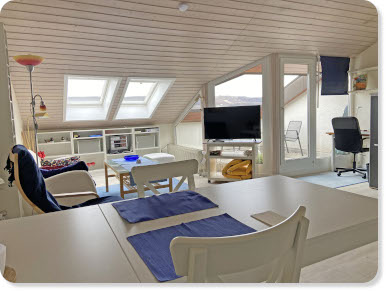 Wohnzimmer Ueberblick Zeitwohnung